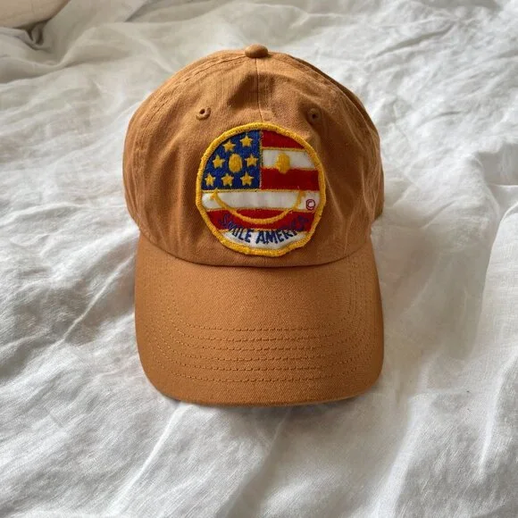 Smile America Smiley Face Dad Hat - Picture 9 of 16